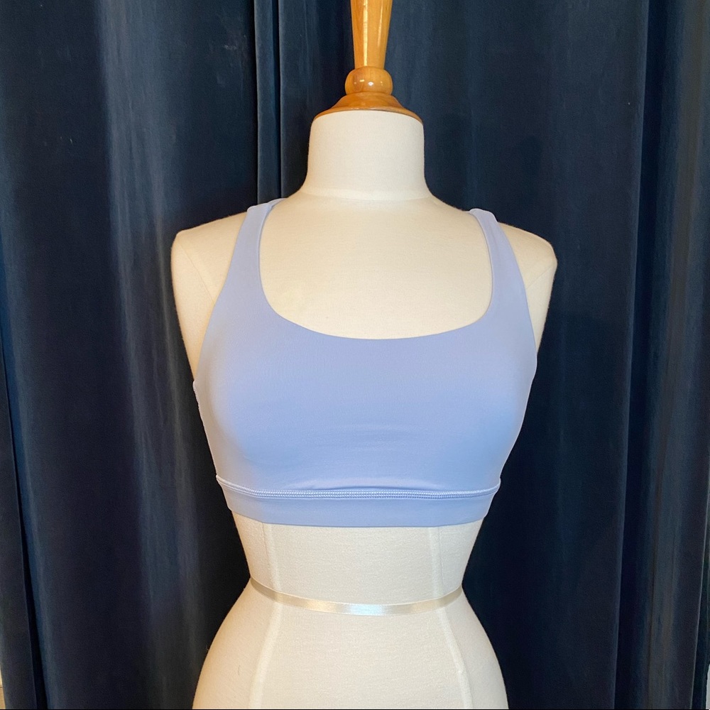 Lululemon Energy Bra Blue Linen sz 6